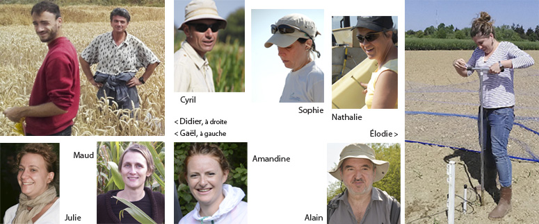 photo-montage portraits des membres du GT expérimentation
