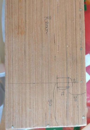 Rear with power plug