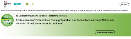 La Plateforme d’Analyse Protéomique de Paris Sud-Ouest (PAPPSO) contribue à l’organisation d’une école chercheur.e en protéomique.