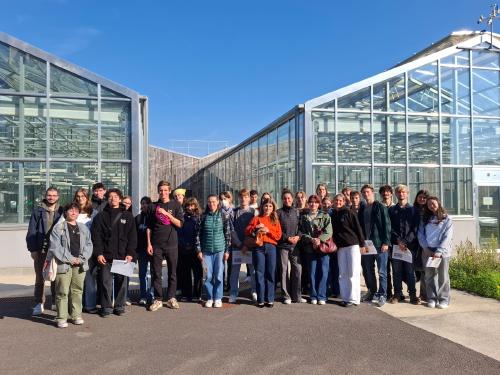 Les étudiants d'AgroParisTech visitent GQE-Le Moulon